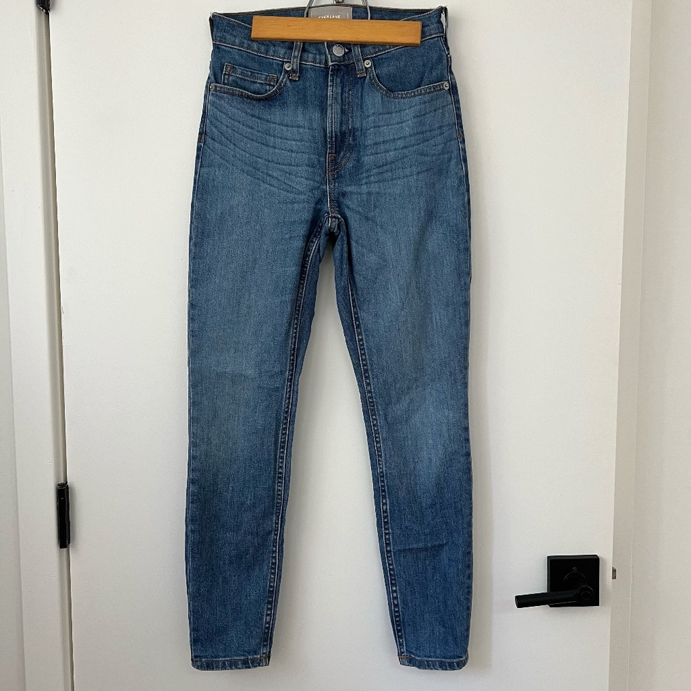 Everlane | High-Rise Skinny Blue Jeans Size 24